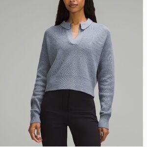 Lululemon Collared Merino Wool Sweater. Size M